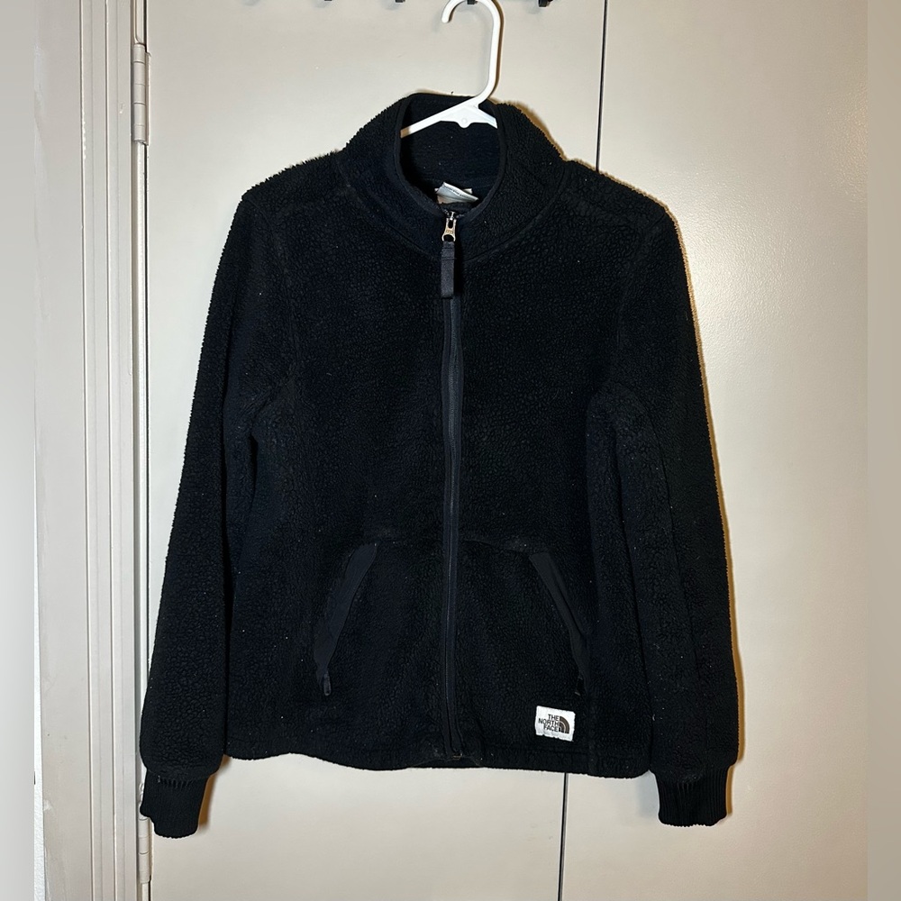THE NORTH FACE Campshire Women's Full Zip Jacket Small, Fleece, Black